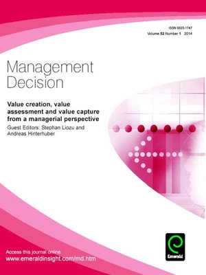 cover image of Management Decision, Volume 52, Issue 1